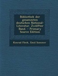 Cover: Bibliothek Der Gesammten Deutschen National-Literatur. Zwolfter Band. - Primary Source Edition - Nabu Press