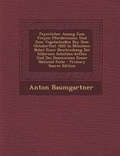 Cover: Feyerlicher Auszug Zum Freyen Pferderennen Und Zum Vogelschiessen Bey Dem Oktoberfest 1820 in Munchen - Nabu Press