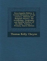 Bild: Encyclopaedia Biblica - Nabu Press