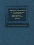 Cover: Effective Consultancies in Development and Humanitarian Programmes - Nabu Press