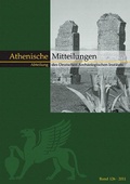 Cover: Mitteilungen des Deutschen Arch&auml;ologischen Instituts, Athenische Abteilung - Mann, Gebr.
