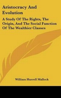 Enlarge image Cover: Aristocracy And Evolution - Kessinger Publishing