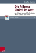 Cover: Die Pr&auml;senz Christi im Amt - Vandenhoeck & Ruprecht