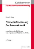 Cover: Gemeindeordnung Sachsen-Anhalt - Deutscher Gemeindeverlag
