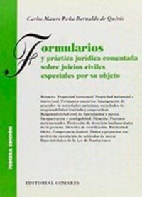 Abbildung von: Formularios y práctica jurídica comentada sobre juicios civiles especiales por su objeto - Editorial Comares