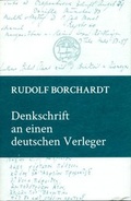 Cover: Denkschrift an einen deutschen Verleger - Verlag f&uuml;r Berlin-Brandenburg