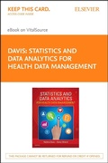 Cover: Statistics & Data Analytics for Health Data Management - Saunders
