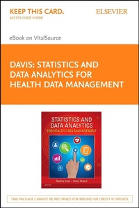 Enlarge image Cover: Statistics & Data Analytics for Health Data Management - Saunders