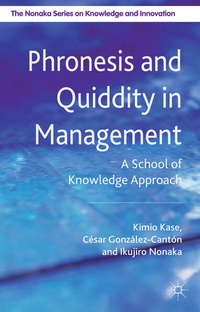 Enlarge image Cover: Phronesis and Quiddity in Management - Palgrave Macmillan