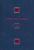 Cover: Real Analysis - Brooks/Cole