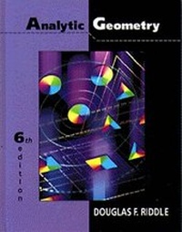Enlarge image Cover: Analytic Geometry - Brooks/Cole