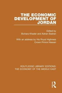 Enlarge image Cover: The Economic Development of Jordan (RLE Economy of Middle East) - Routledge