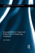 Cover: Accountability in Crises and Public Trust in Governing Institutions - Routledge