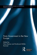 Cover: Party Government in the New Europe - Routledge