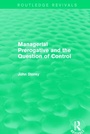 Cover: Managerial Prerogative and the Question of Control (Routledge Revivals) - Routledge
