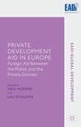 Cover: Private Development Aid in Europe - Palgrave Macmillan