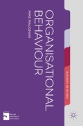 Cover: Organizational Behaviour - Red Globe Press