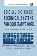 Cover: Social Science, Technical Systems, and Cooperative Work - Psychology Press Ltd