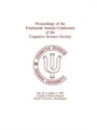 Bild: Proceedings of the Fourteenth Annual Conference of the Cognitive Science Society - Psychology Press Ltd