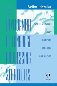 Abbildung von: The Development of Language Processing Strategies - Psychology Press Ltd