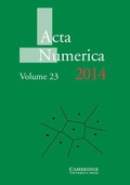 Cover: Acta Numerica 2014: Volume 23 - Cambridge University Press
