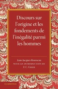 Cover: Discours sur l'origine et les fondements de l'inegalite parmi les hommes - Cambridge University Press