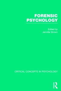 Enlarge image Cover: Forensic Psychology - Routledge