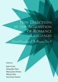 Cover: New Directions in the Acquisition of Romance Languages - Cambridge Scholars Publishing