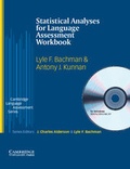 Cover: Statistical Analyses for Language Assessment Workbook and CD ROM - Cambridge University Press