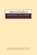 Cover: Historical Studies in Industrial Relations, Volume 35 2014 - Liverpool University Press