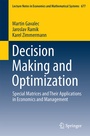 Cover: Decision Making and Optimization - Springer