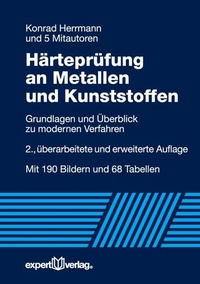Enlarge image Cover: Härteprüfung an Metallen und Kunststoffen - expert verlag ein Imprint von Narr Francke Attempto Verlag