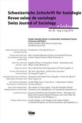 Cover: Schweizerische Zeitschrift f&uuml;r Soziologie 40/2 - Seismo Verlag