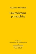 Bild: Unternehmensprivatsph&auml;re - Mohr Siebeck
