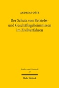 Abbildung von: Der Schutz von Betriebs- und Geschäftsgeheimnissen im Zivilverfahren - Mohr Siebeck