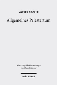 Abbildung von: Allgemeines Priestertum - Mohr Siebeck
