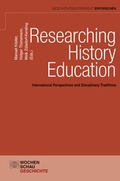 Cover: Researching History Education - Wochenschau Verlag