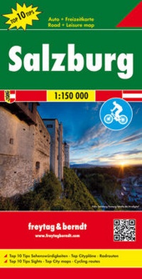 Abbildung von: Salzburg, Autokarte 1:150.000, Top 10 Tips - Freytag-Berndt und ARTARIA