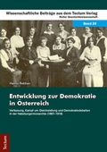 Cover: Entwicklung zur Demokratie in &Ouml;sterreich - Tectum Wissenschaftsverlag