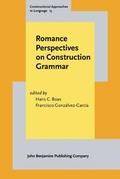 Cover: Romance Perspectives on Construction Grammar - John Benjamins Publishing Co