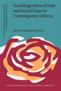 Abbildung von: Sociolinguistics of Style and Social Class in Contemporary Athens - John Benjamins Publishing Company