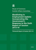 Cover: Blacklisting in employment - update - TSO
