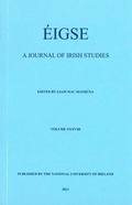 Cover: Eigse: A Journal of Irish Studies - National University of Ireland
