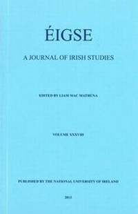 Enlarge image Cover: Eigse: A Journal of Irish Studies - National University of Ireland