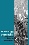 Cover: Metropolitan City Expenditures - The University Press of Kentucky