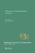 Cover: Influences on College Student Learning - Routledge