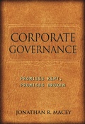 Cover: Corporate Governance - Princeton University Press