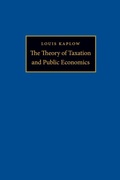 Cover: The Theory of Taxation and Public Economics - Princeton University Press