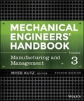 Cover: Mechanical Engineers' Handbook, Volume 3 - Wiley