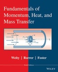 Cover: Fundamentals of Momentum, Heat, and Mass Transfer - Wiley